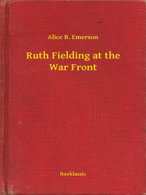 cover image of Ruth Fielding at the War Front